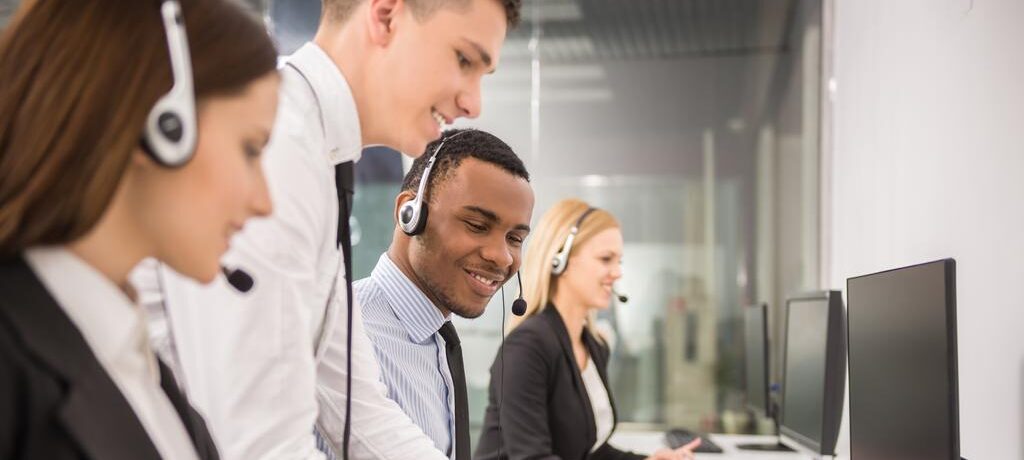 train call centre staff